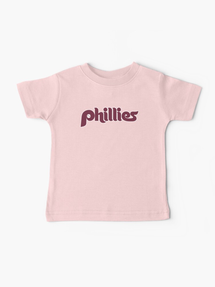 Philadelphia Phillies Infants 'Little Princess' Light Blue Pink  Print T-Shirt