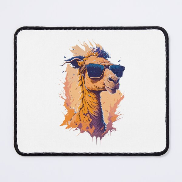 Item preview, cool camel in sunglasses, camel sunglasses in fire, camel head with sunglasses designed and sold by GreyStanzione1.