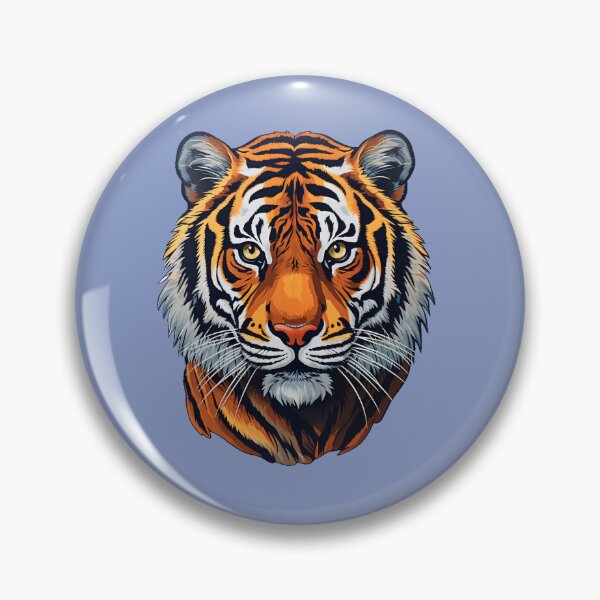 Item preview, tiger face  designed and sold by Perkcreators.