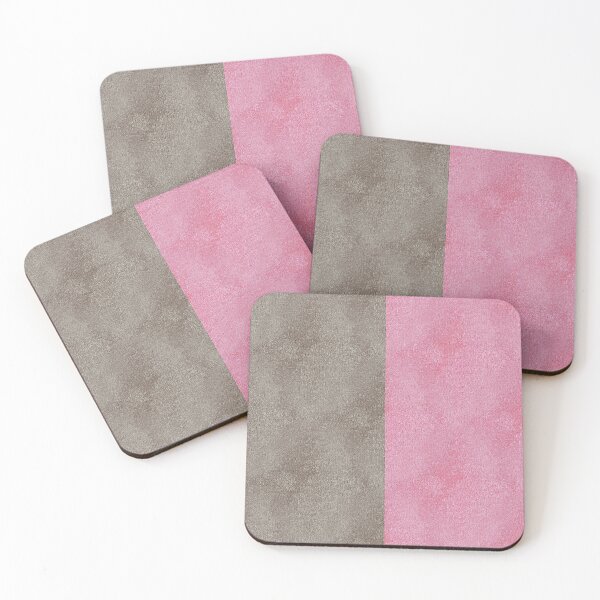 Item preview, Bubblegum Pink and Gray Vertical Pattern designed and sold by Artistestella.