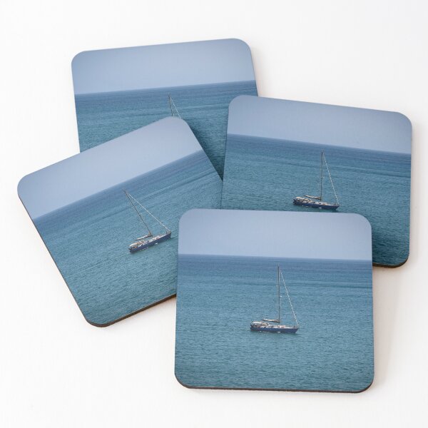 Item preview, A Lone Yacht in the Mediterranean Sea designed and sold by Warren Morgan.