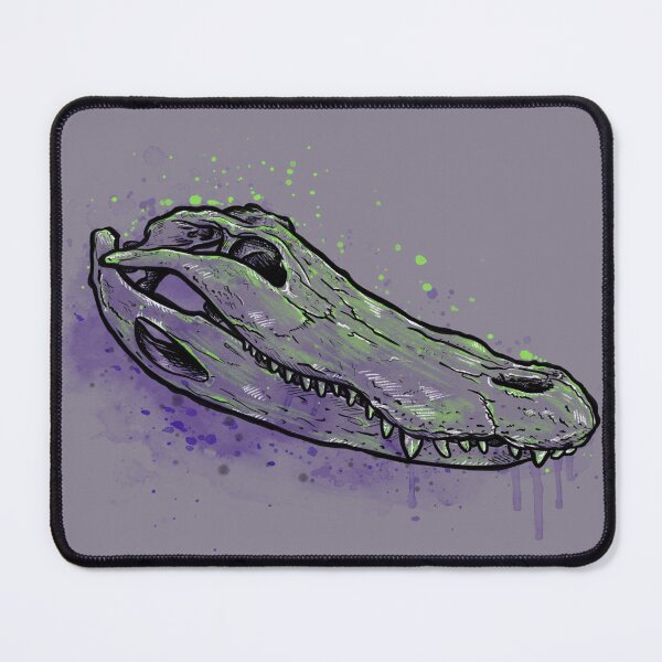 Item preview, Crocodilian Acid Skull designed and sold by CharCamp.