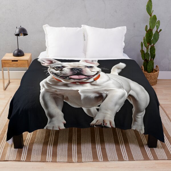 Item preview, "Incredibly White French Bulldog"  designed and sold by Best-Art-32.