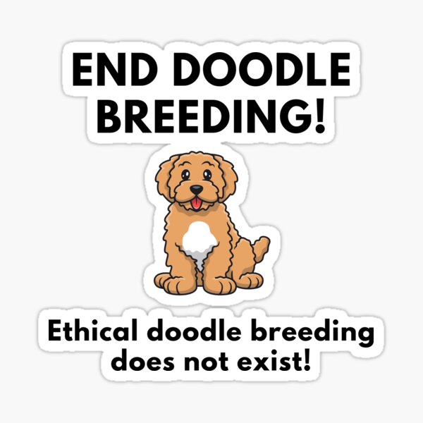 Item preview, End Doodle Breeding Cutout Sticker designed and sold by hyperfocusrach.