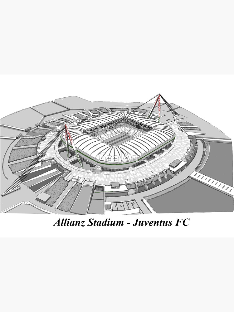 Juventus Allianz Stadium. Puzzle 3D