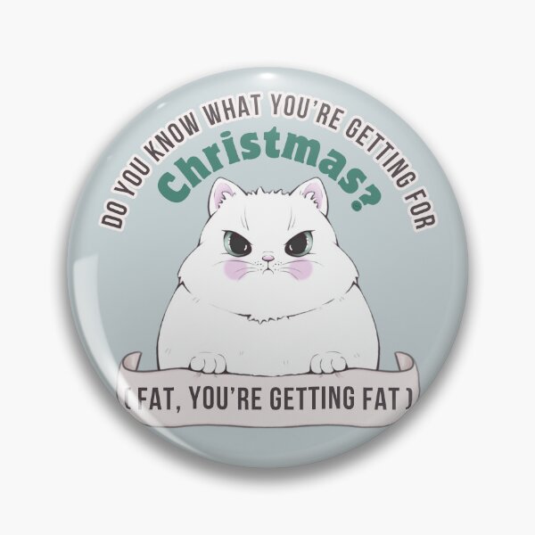 Item preview, Funny Sarcastic Anime Christmas Cat - Funny Animals designed and sold by ViewerEqualsPhoton.