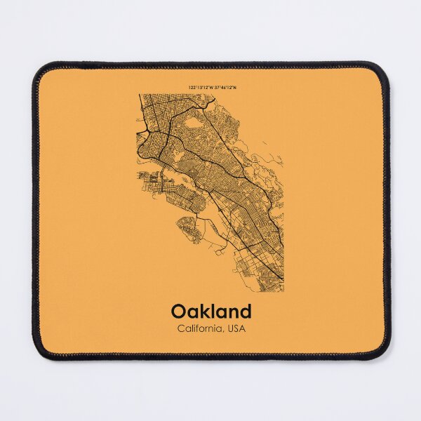 Item preview, Oakland, California, USA, City Road Map designed and sold by 2BROSMAPS1.