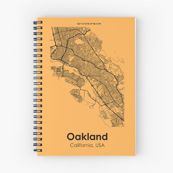Item preview, Oakland, California, USA, City Road Map designed and sold by 2BROSMAPS1.