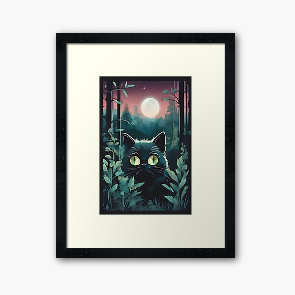 Item preview, Midnight Magic with My Feline Friend designed and sold by morganinfininty.