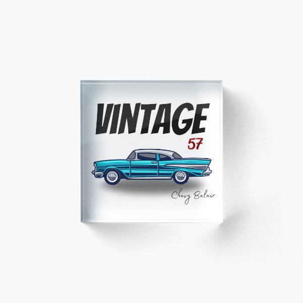Aperçu de l'œuvre Vintage 57 Chevrolet Belair Design créée et vendue par JAMTEESHOP.