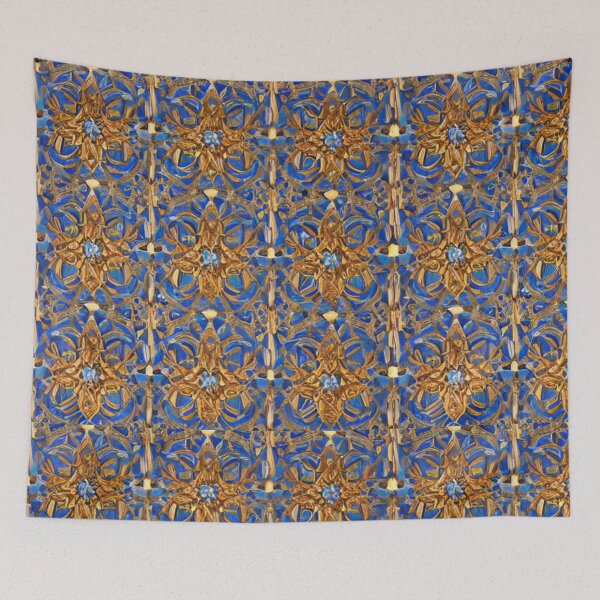 Item preview, Blue and gold tile mix designed and sold by 3DogKnight.