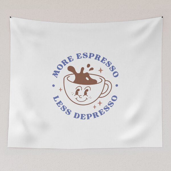 Item preview, More Espresso Less Depresso designed and sold by SpaceBabe.