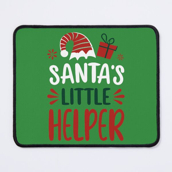 Item preview, Santa's Little Helper with Christmas Hats and Presents - Cute Christmas Quote designed and sold by CoffeeJoeMugs.