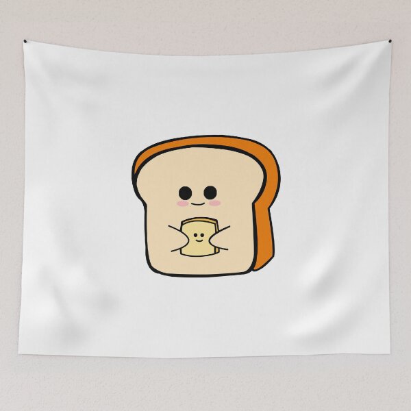 Item preview, Cute toast with butter designed and sold by BerryPecanArts.