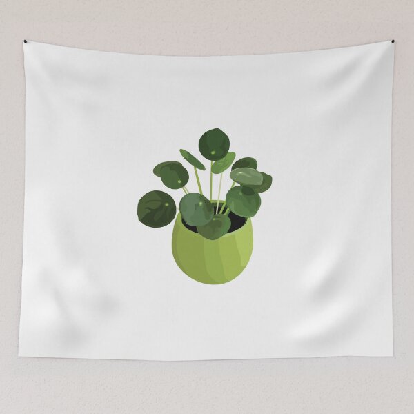 Item preview, Cute Pilea Plant in Green Pot designed and sold by elmma design.