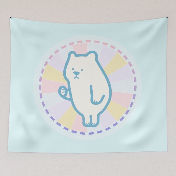 Item preview, a bear pattern, Mint background designed and sold by zzzozzo.
