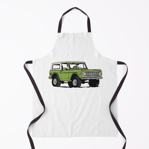 Item preview, Vintage Green Ford Bronco Line Drawing designed and sold by elmma design.