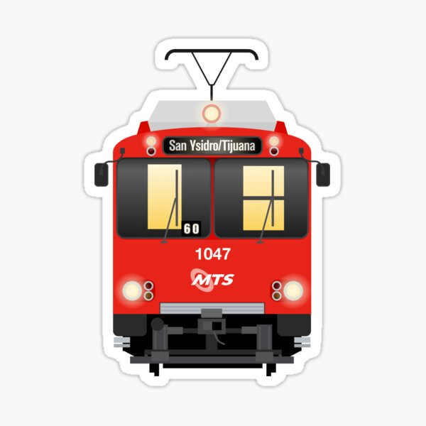 Artikel-Vorschau von San Diego Trolley Siemens-Düwag U2 Zug, designt und verkauft von LeonTransit.