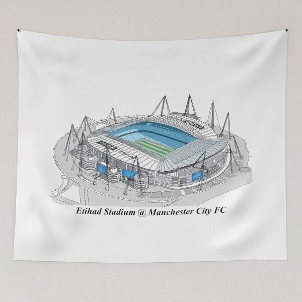 Item preview, Drawing/Sketching Etihad Stadium Manchester City FC designed and sold by GaalArt.