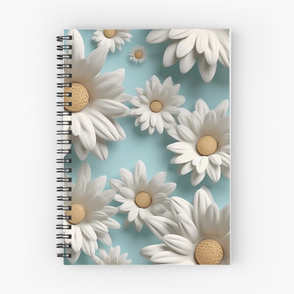 Item preview, daisies on a light blue background designed and sold by JudyHaley.