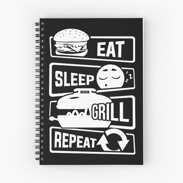 Item preview, Eat Sleep Grill Repeat - BBQ Barbecue Griller designed and sold by anziehend.