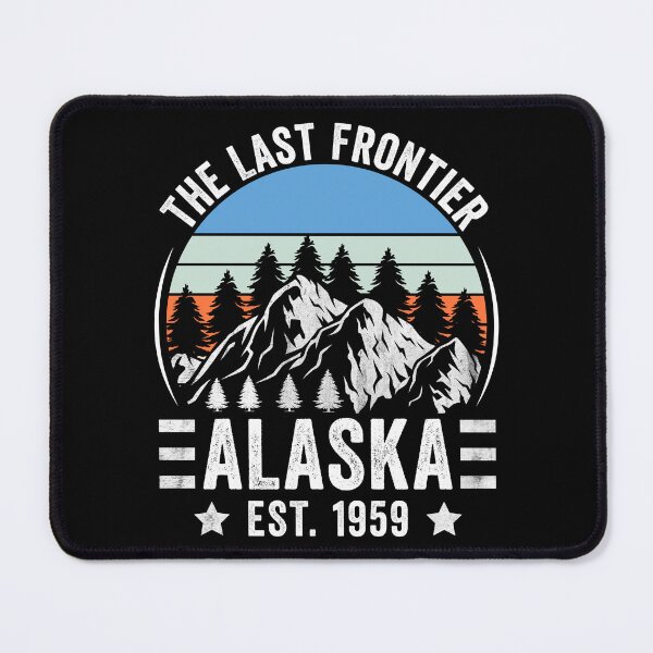 Item preview, Alaska The Last Frontier Vintage Sunset Mountains Souvenir T-shirt designed and sold by KGN CREATIVITY.
