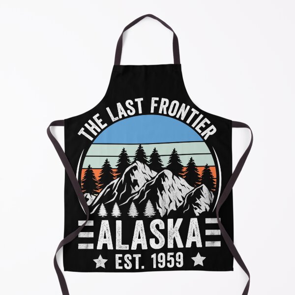 Item preview, Alaska The Last Frontier Vintage Sunset Mountains Souvenir T-shirt designed and sold by KGN CREATIVITY.