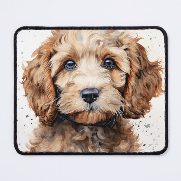 Item preview, Water paint Cockapoo puppy designed and sold by Marion Hill.