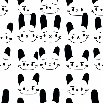 Artwork thumbnail, ฺBored Rabbit Reverie by BOSSPPDESIGN