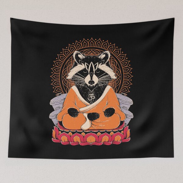 Item preview, Raccoon Namaste designed and sold by GODZILLARGE.