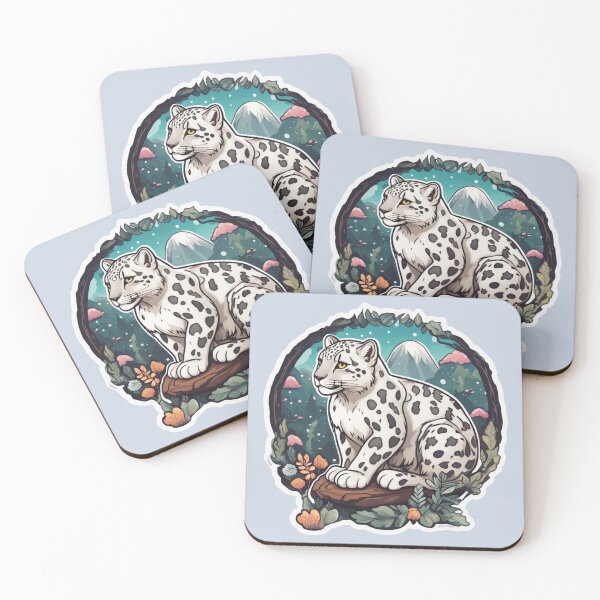 Item preview, Snow leopard in the mountains  designed and sold by WildStudiio.