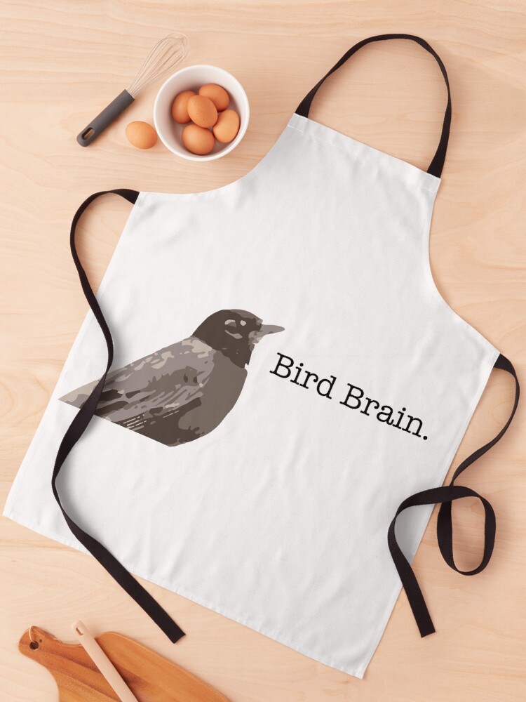 Thumbnail 1 of 6, Apron, Bird Brain. designed and sold by Corner-Distro.