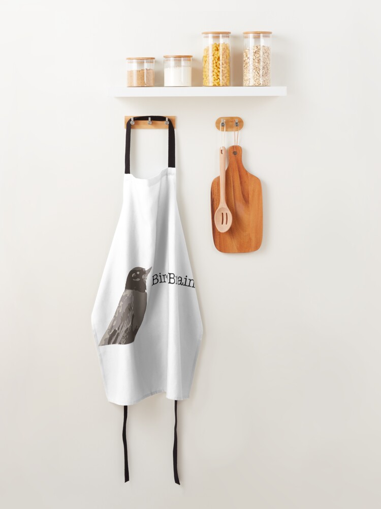 Thumbnail 4 of 6, Apron, Bird Brain. designed and sold by Corner-Distro.