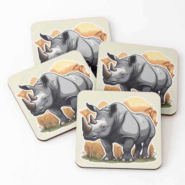 Item preview, Black rhinoceros  designed and sold by WildStudiio.