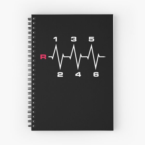 Item preview, 6 Speed Manual Transmission Heartbeat ECG Pulse Line minimal design - Manual Stick Six Gear Shift Heart-beat designed and sold by venomousvector.