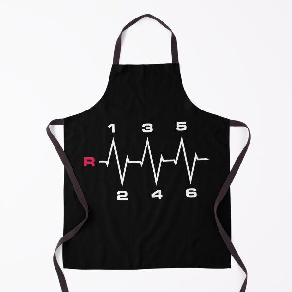 Item preview, 6 Speed Manual Transmission Heartbeat ECG Pulse Line minimal design - Manual Stick Six Gear Shift Heart-beat designed and sold by venomousvector.