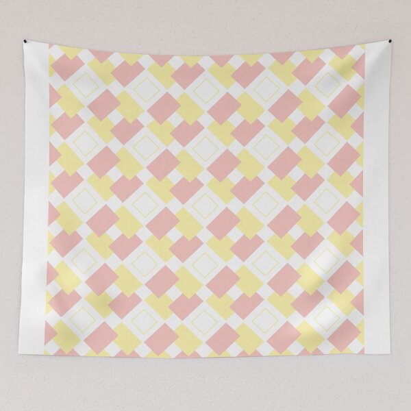 Item preview, pink square geometric design designed and sold by CREATINERY.