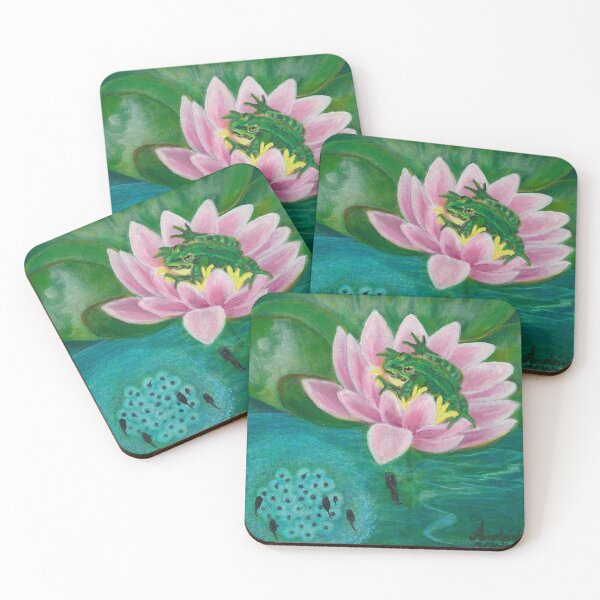 Item preview, Lotus Frog Life designed and sold by AmaleighArt.