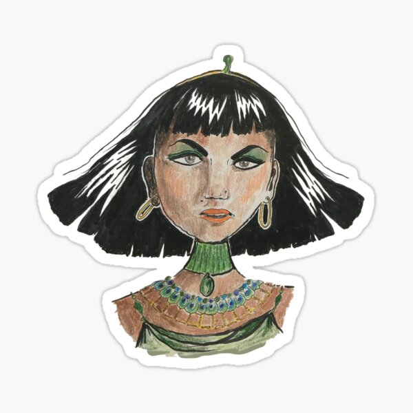 Fierce Nefertiti Sticker