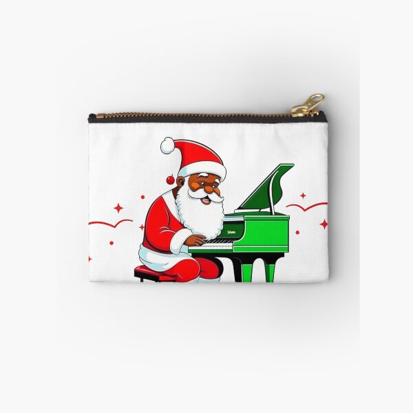 Artikelvorschau, Schwarzer Weihnachtsmann auf den Tasten entworfen und verkauft von Shamiracle.
