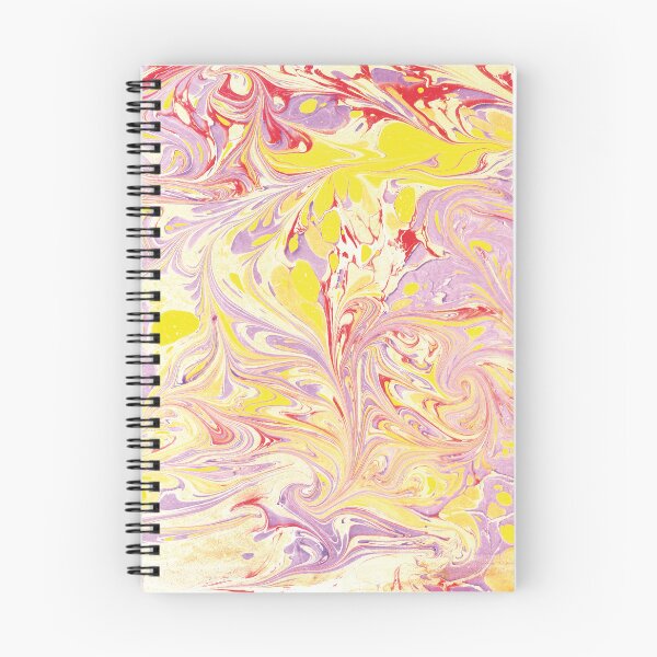Item preview, Color paint ebru with waves and tile pattern designed and sold by bozarslan.
