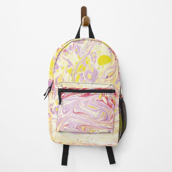 Item preview, Color paint ebru with waves and tile pattern designed and sold by bozarslan.
