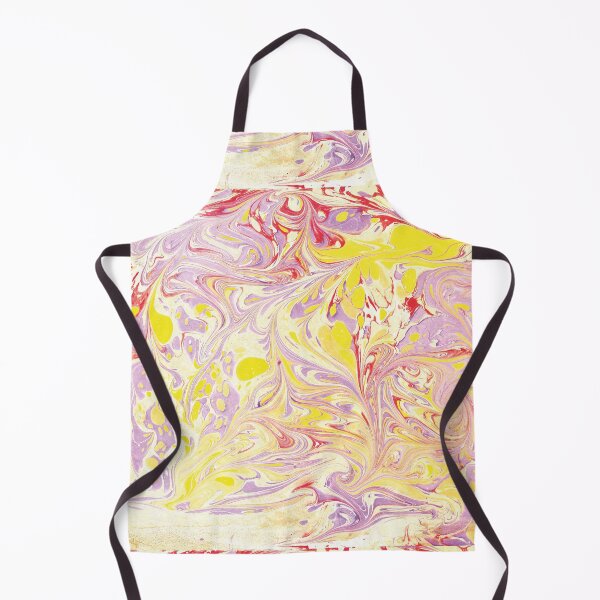 Item preview, Color paint ebru with waves and tile pattern designed and sold by bozarslan.