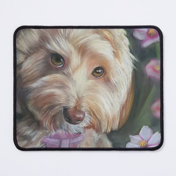 Item preview, A soft pastel drawing of Amber my dog. designed and sold by JessicaKeegan.