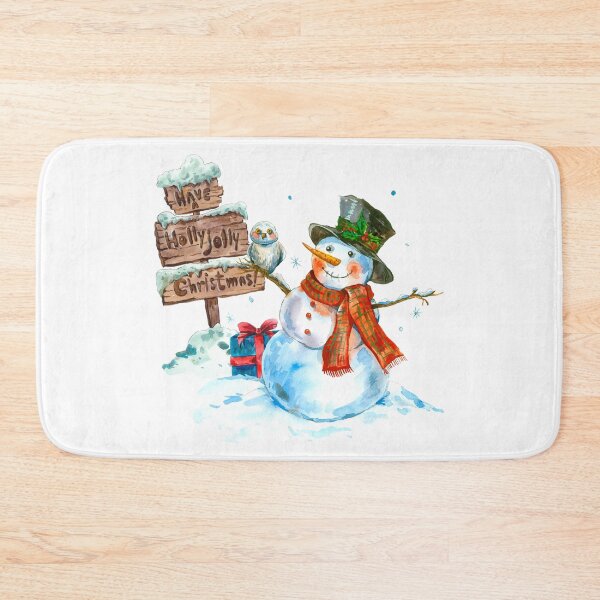 Item preview, Have a holly jolly Christmas Snowman Santa designed and sold by LionessLove.