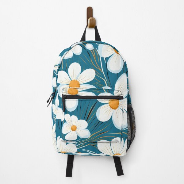 Item preview, Chamomile Dreams: Abstract Floral Pattern in Blue, Green & Yellow designed and sold by YNOTTONYDESIGN.