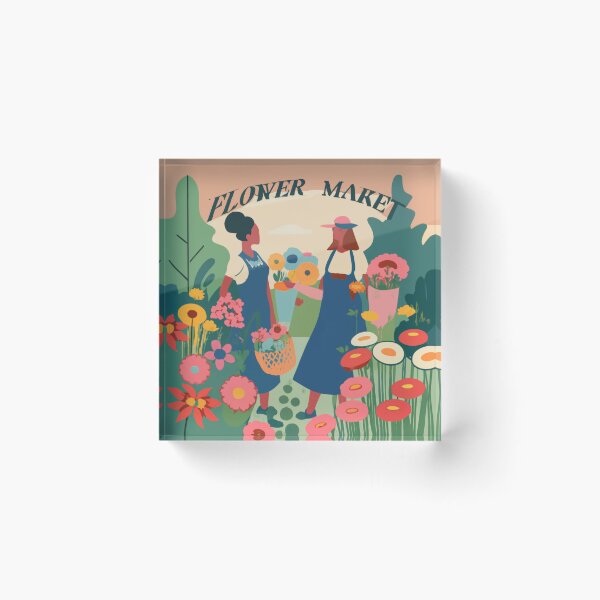 Item preview, Blossoming Nostalgia Explore Retro Flower Market Delights designed and sold by Tamas Das.