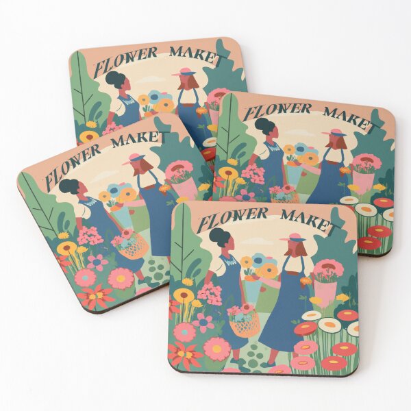 Item preview, Blossoming Nostalgia Explore Retro Flower Market Delights designed and sold by Tamas Das.