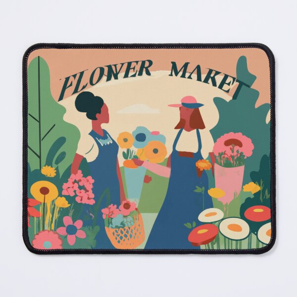 Item preview, Blossoming Nostalgia Explore Retro Flower Market Delights designed and sold by Tamas Das.