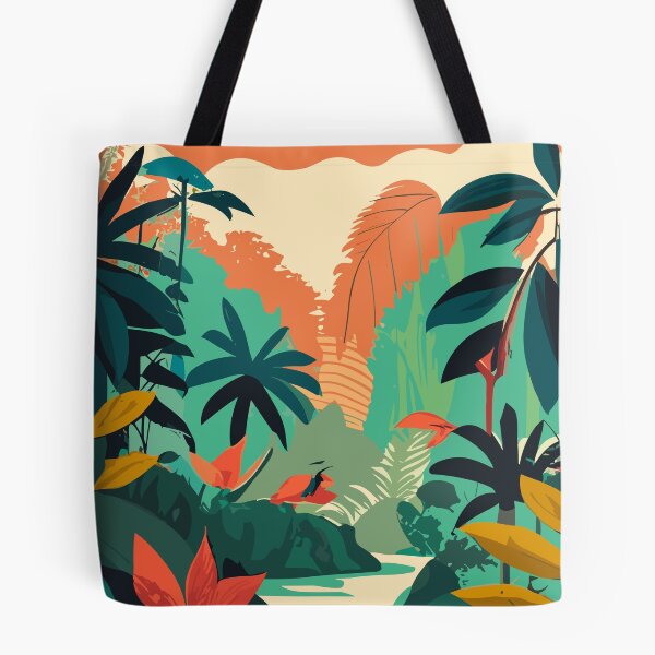 Item preview, Vibrant Amazon Rainforest Wildlife designed and sold by InkBlvd.